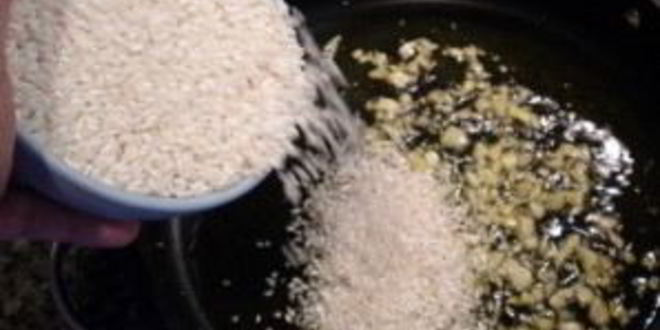 Рецепт ризотто с помидорами и спаржей