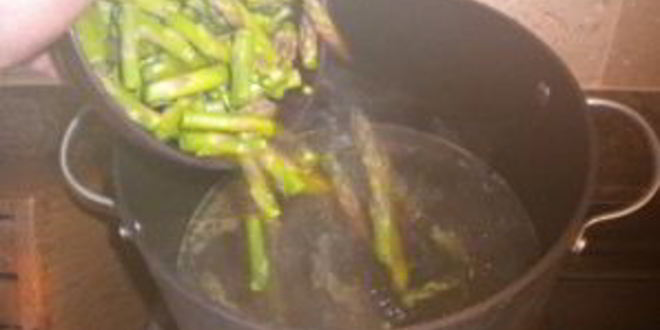 Рецепт ризотто с помидорами и спаржей