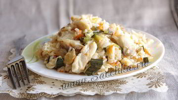 Рецепт Ризотто с рыбой