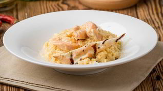 Рецепт Ризотто с семгой