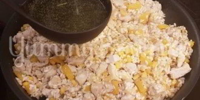 Рецепт ризотто с шафраном