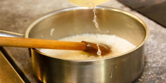 Рецепт ризотто с тыквой и копченой утиной грудкой