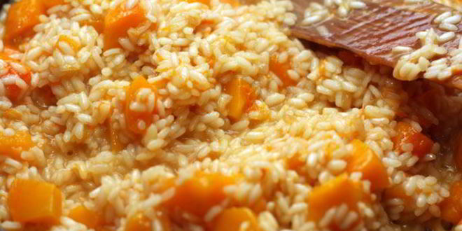 Рецепт ризотто с тыквой