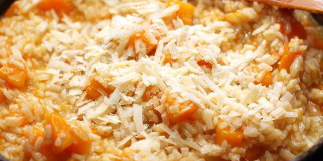 Рецепт ризотто с тыквой