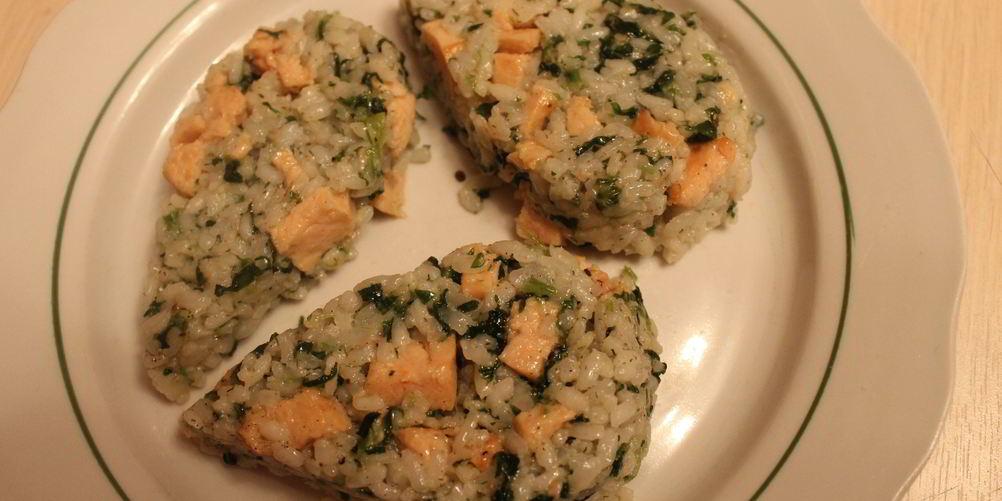 Как приготовить ризотто со шпинатом и семгой