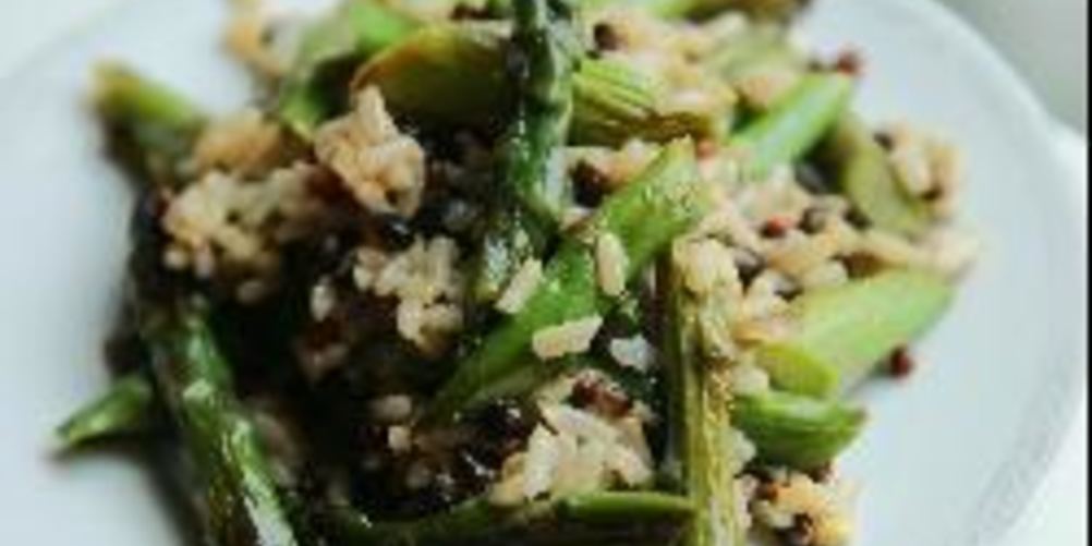 Как приготовить ризотто со спаржей