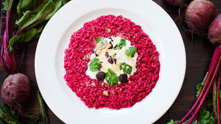 Рецепт Ризотто со свеклой