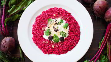 Рецепт Ризотто со свеклой