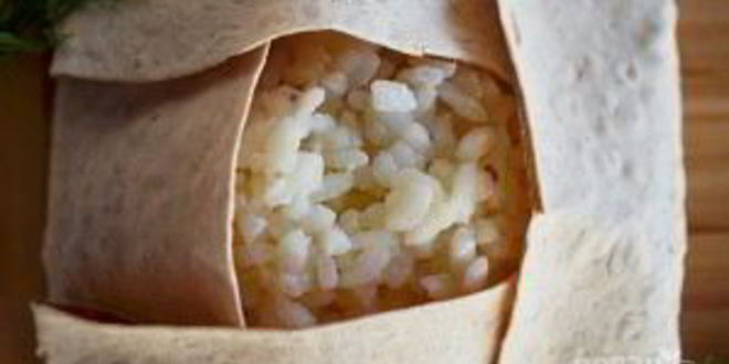 Рецепт ризотто в лаваше