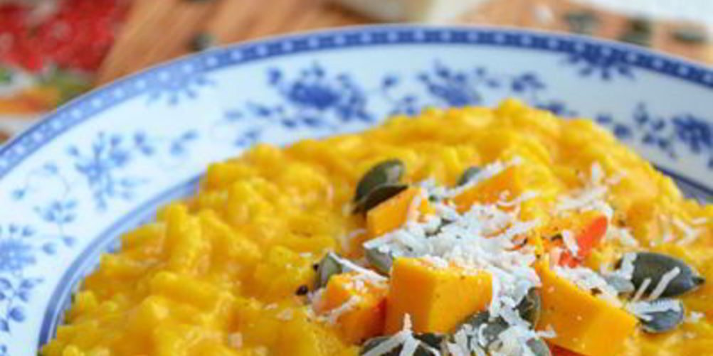 Как приготовить тыквенное ризотто с козьим сыром