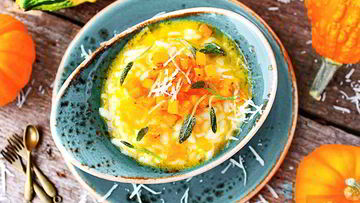 Рецепт Тыквенного ризотто с шалфеем