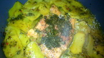 Рецепт Форели с овощами и каперсами в пикантном соусе