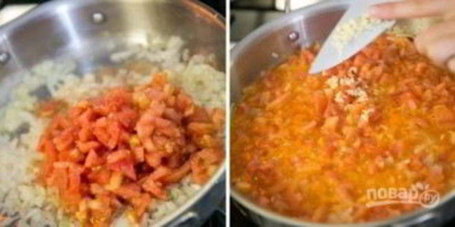 Рецепт кальмаров с рисом