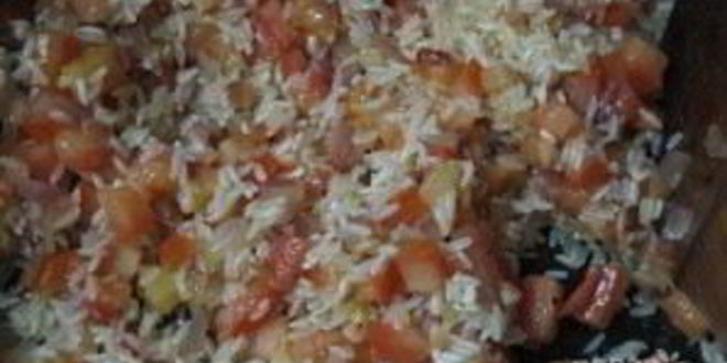 Рецепт кальмаров с рисом