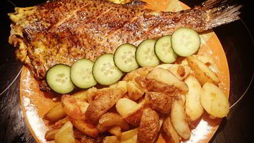 Рецепт Леща, запеченного в духовке