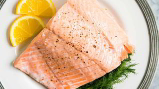 Рецепт Лосося в вине на сковороде