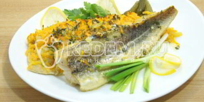 Рецепт минтая запеченного с овощами