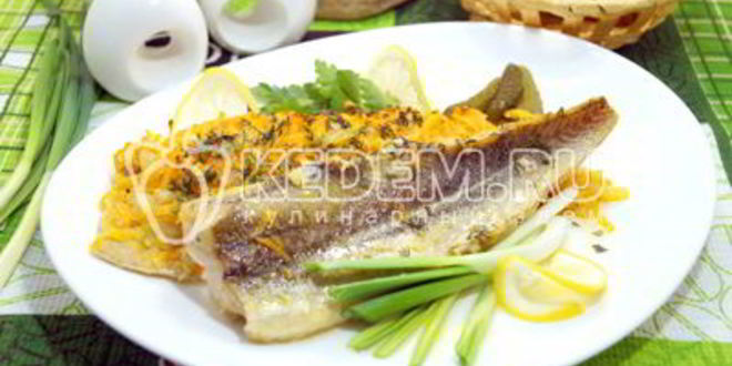 Рецепт минтая запеченного с овощами