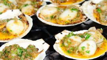 Рецепт Морских гребешков кокиль