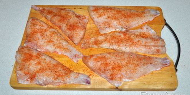 Рецепт морского окуня-гриля со специями