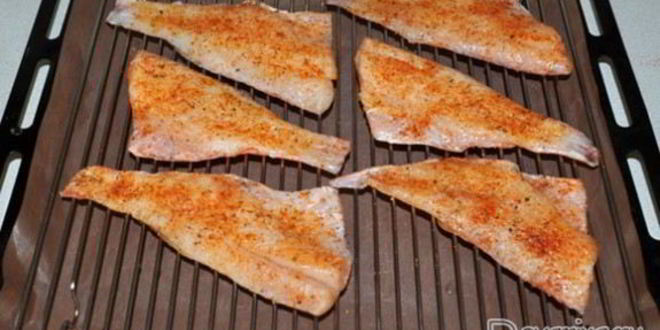 Рецепт морского окуня-гриля со специями