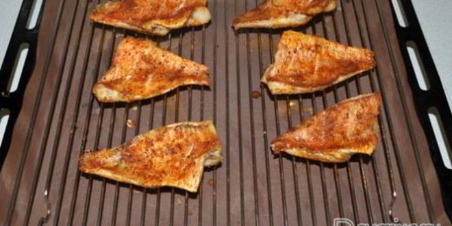 Рецепт морского окуня-гриля со специями