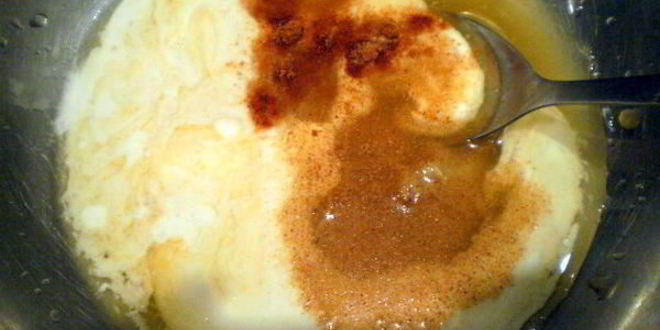 Рецепт морского окуня под горчично-мандариновым соусом