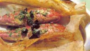 Рецепт Окуня, запеченного в пергаменте