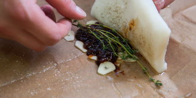 Рецепт палтуса запеченного