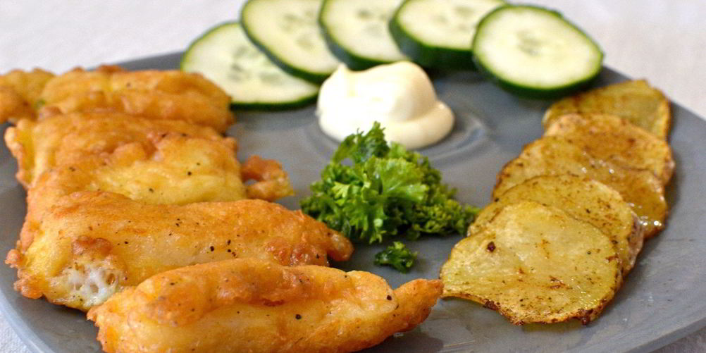 Как приготовить рыбу и чипсы