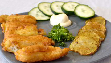 Рецепт Рыбы и чипсы