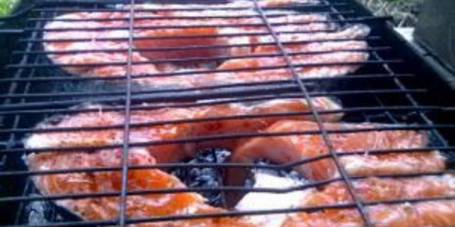 Рецепт рыбы на решетке на мангале