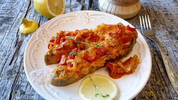 Рецепт Рыбы под томатным соусом