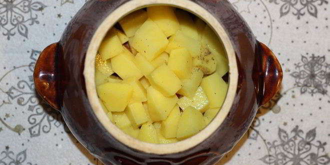 Рецепт рыбы с картофелем в горшочках