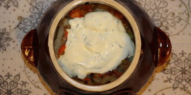 Рецепт рыбы с картофелем в горшочках