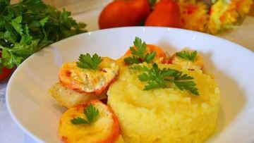 Рецепт Рыбы с рисом в мультиварке
