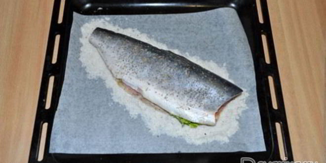 Рецепт рыбы, запеченной в соли