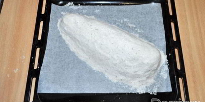 Рецепт рыбы, запеченной в соли