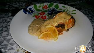 Рецепт Семги под сливочным соусом