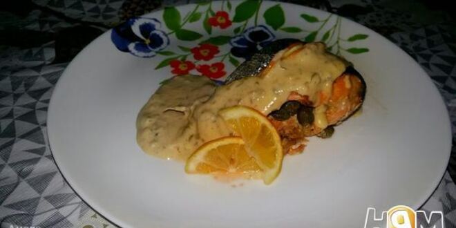 Рецепт семги под сливочным соусом