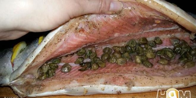 Рецепт семги под сливочным соусом