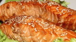 Рецепт Семги в соево-медовом соусе с перцем чили