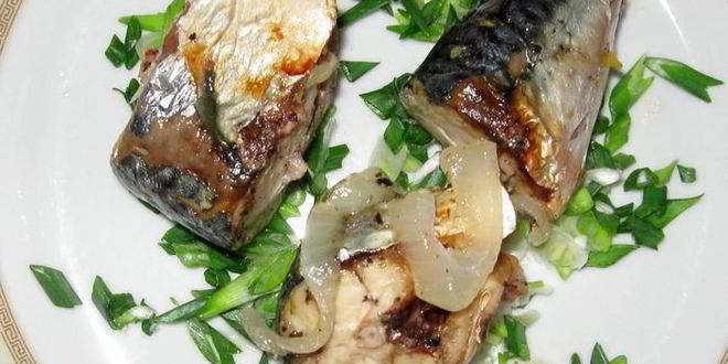 Рецепт скумбрии в микроволновке