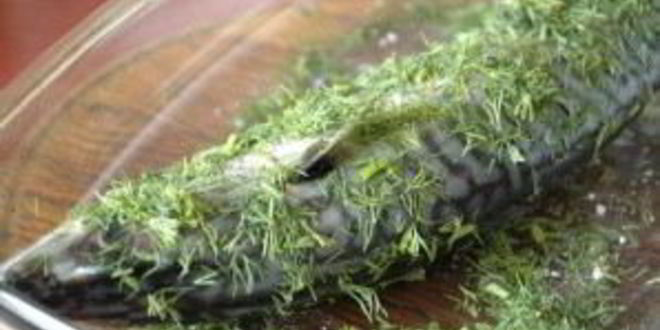 Рецепт скумбрии, запеченной в духовке