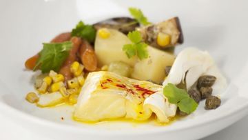 Рецепт Трески с овощами