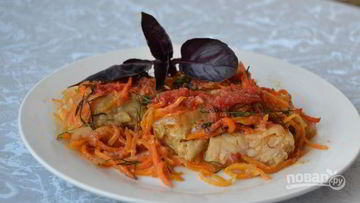 Рецепт Трески, запеченной в духовке под соусом