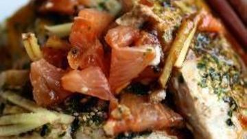 Рецепт Тунца с имбирем и грейпфрутом