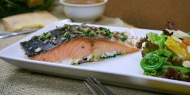 Рецепт запеченного филе лосося