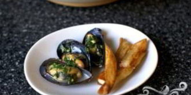 Рецепт жареных мидий