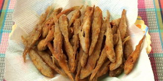 Рецепт жареных пескарей